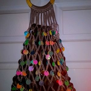 Unique handmade purse with wooden handles